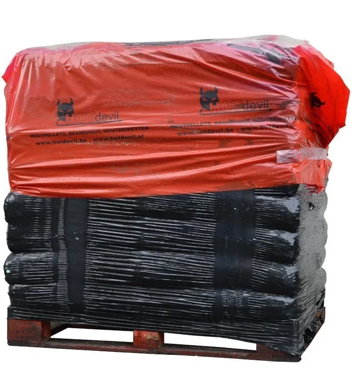Holzpellets 100 % Anthrazitkohlepalette (A12–22 mm)