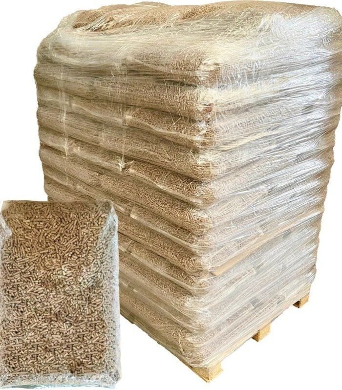 Eichenholzpellets 6 mm – 1020 kg (68 x 15 kg) – Premium Qualität