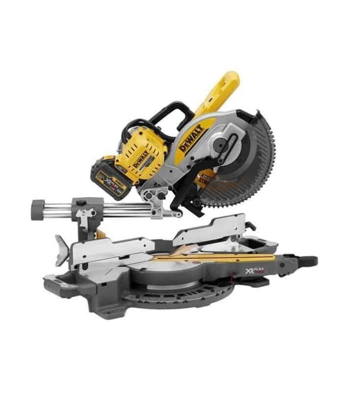 DEWALT 250 mm XR FLEXVOLT 54 V 3 Ah Radial-Gehrungssäge – DCS727T2