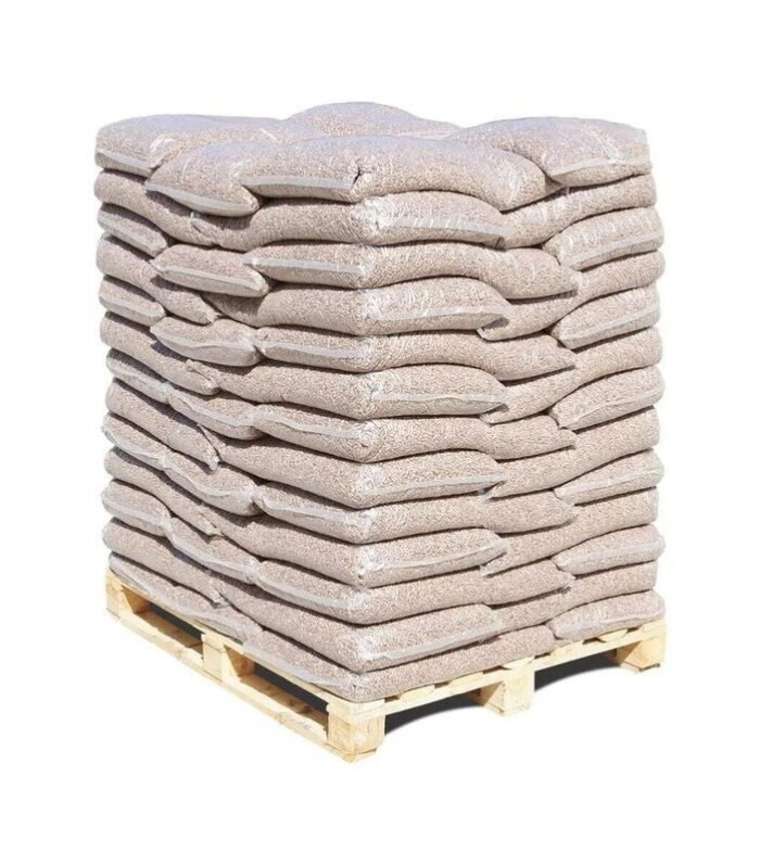 Hartholzpellets Eiche ENplusA1 – 975 kg (65 x 15 kg Säcke)