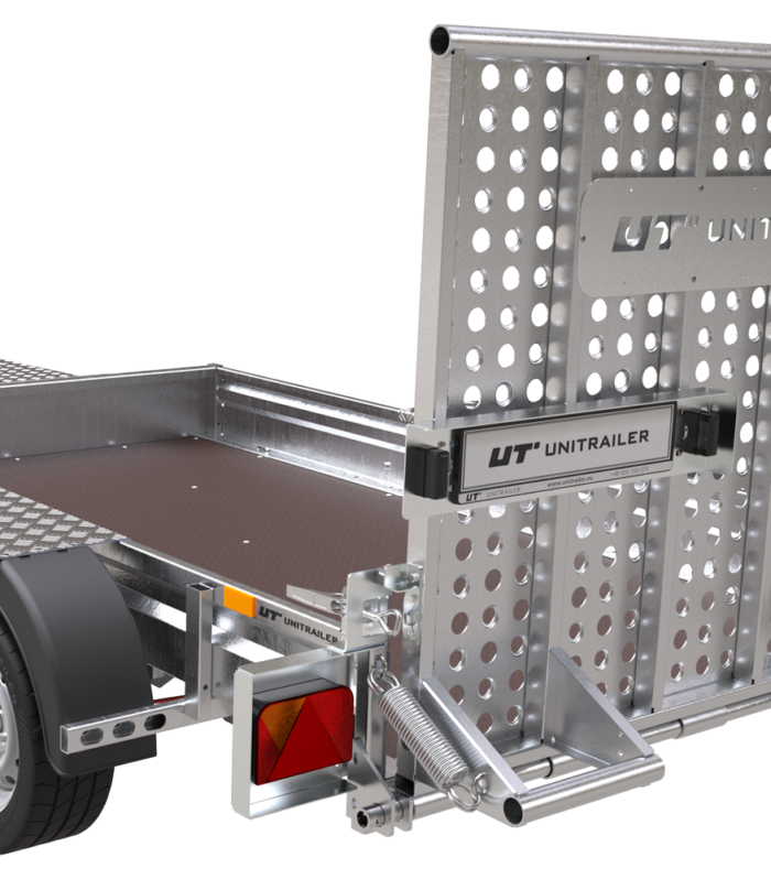 Bauanhänger zum Transport eines Minibaggers – UNITRAILER STARK 3 260