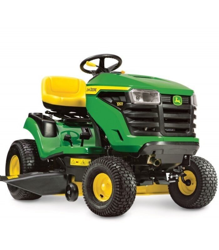 JOHN DEERE X107 Aufsitzmäher mit Seitenauswurf